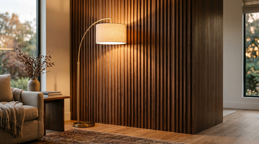 Halden House Walnut Acoustic Wall Panel - 270cm x 110cm