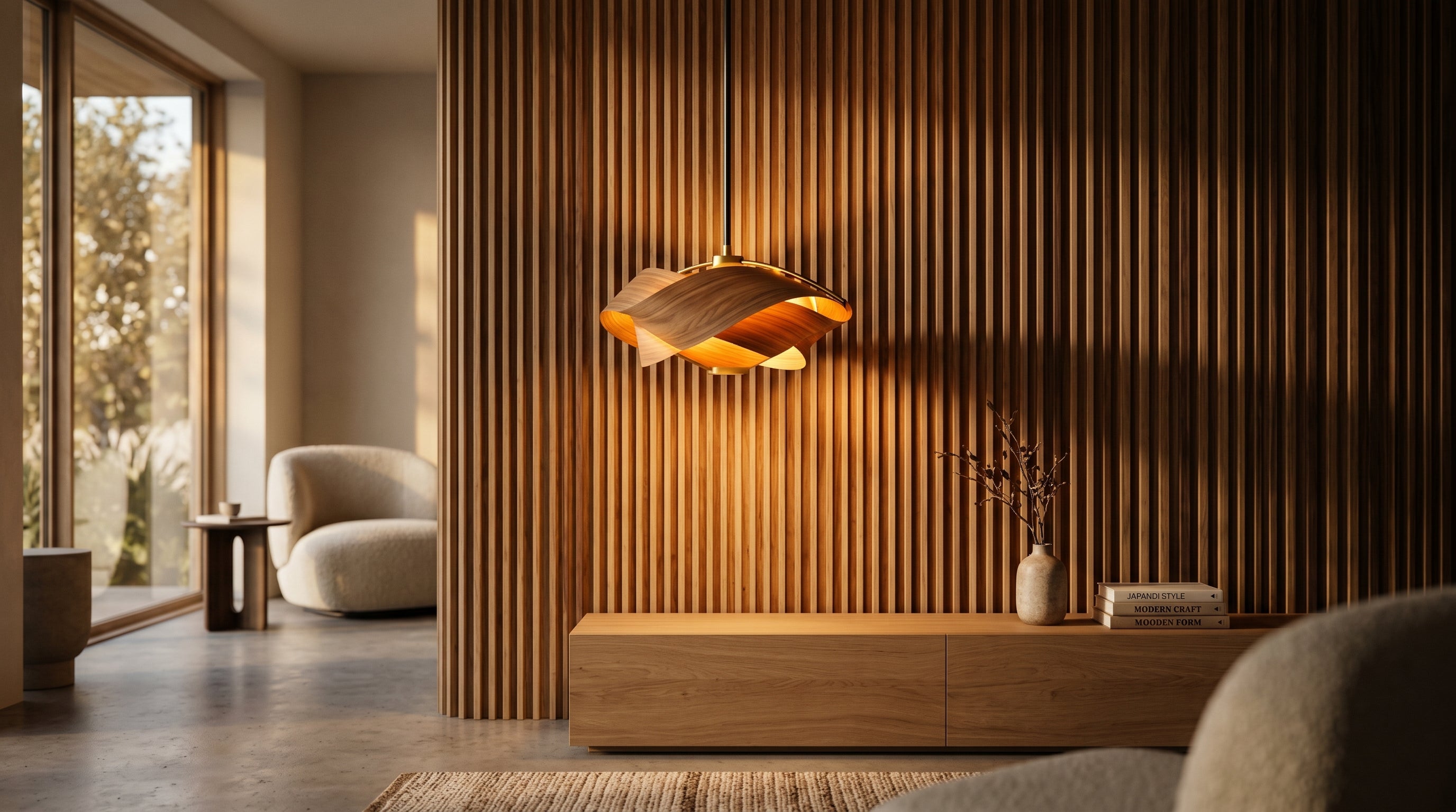 Halden House Walnut Acoustic Wall Panel - 270cm x 110cm